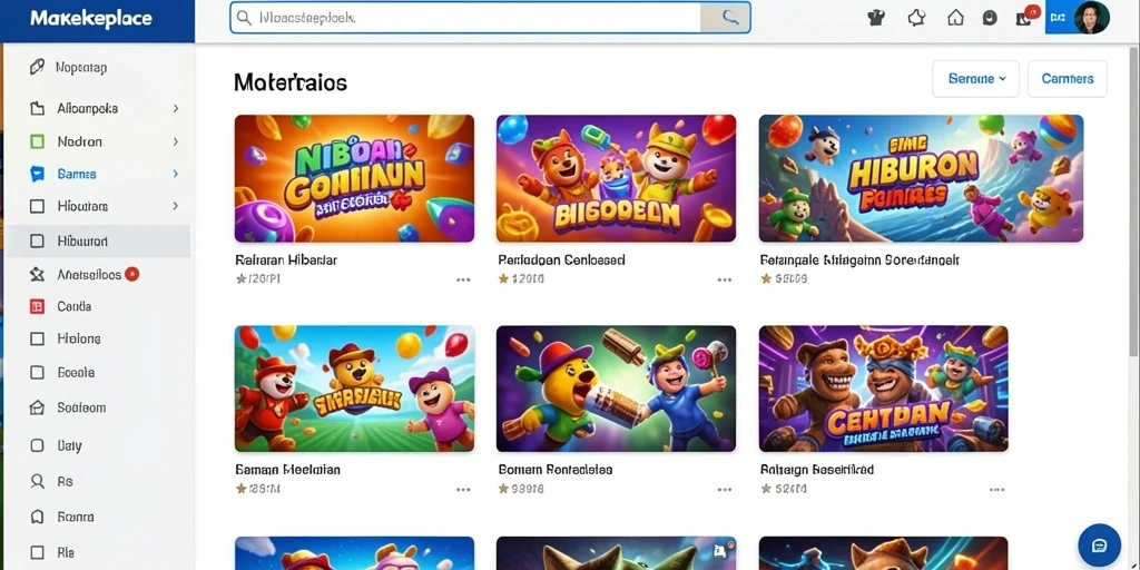 Screenshot dari mode kompetitif yang sedang dimainkan.