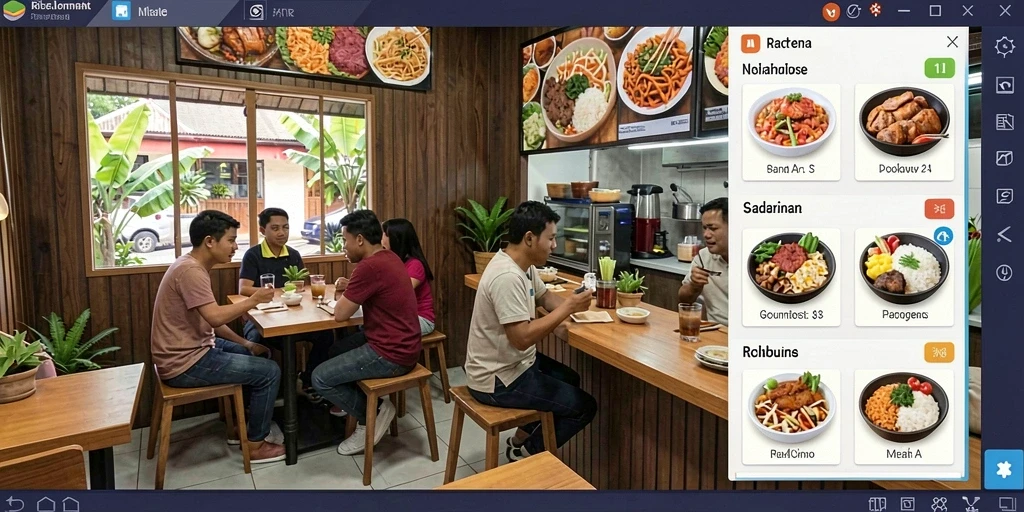 Sistem interaksi karakter yang unik dan lucu.